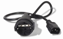 Εικόνα της APC Power Cord AP9880 IEC320/C14 to C7/7 Schuko