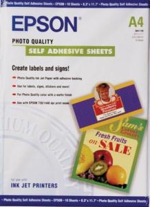 Εικόνα της EPSON Paper Photo Quality Self Adhesive C13S041106