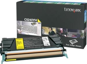 Εικόνα της LEXMARK Toner High Yellow C5240YH