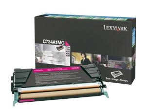 Εικόνα της LEXMARK Toner Standard Magenta C734A1M