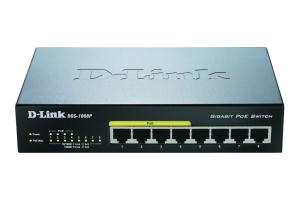 Εικόνα της D-LINK SWITCH DGS-1008P 8-port 10/100/1000Mbps 4 PoE Ports