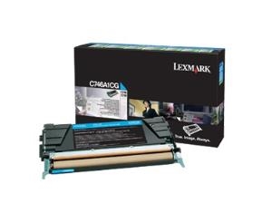 Εικόνα της LEXMARK Toner Standard Cyan C746A1C