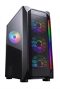 Εικόνα της CC-COUGAR Case MX410 Mesh-G RGB Tempered Glass Middle ATX Black (4x120mm RGB fans preinstalled)