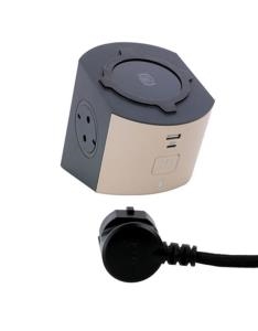Εικόνα της Legrand SurgeArrest 2 Outlets 2m Cable Corner Brown/Black 