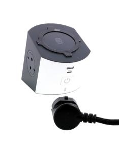 Εικόνα της Legrand SurgeArrest 2 Outlets 2m Cable Corner White/Grey 
