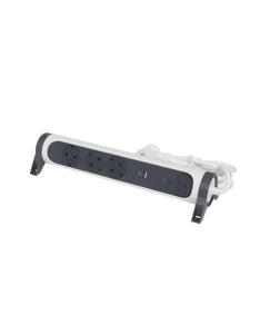 Εικόνα της Legrand SurgeArrest 3 Outlets 1.5m Cable SPD White/Grey Rotating