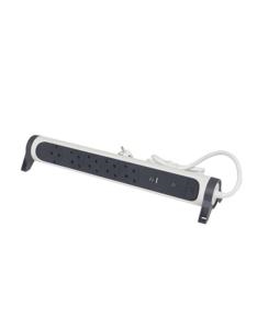Εικόνα της Legrand SurgeArrest 5 Outlets 1.5m Cable SPD White/Grey Rotating