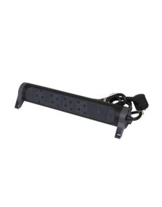 Εικόνα της Legrand SurgeArrest 4 Outlets 1.5m Cable SPD Black/Grey Rotating