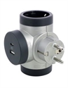 Εικόνα της Legrand SurgeArrest 2 Outlets Silver/Grey Rotating