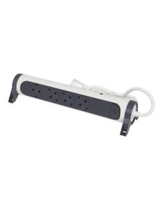 Εικόνα της Legrand SurgeArrest 4 Outlets 1.5m Cable CFT White/Grey Rotating