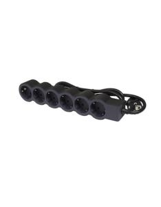 Εικόνα της Legrand SurgeArrest 6 Outlets 1.5m Cable  Black/Grey 